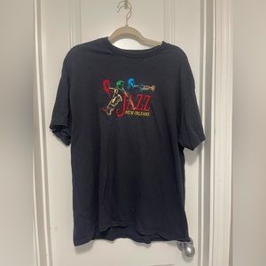 New Orleans Jazz Embroidered Tshirt